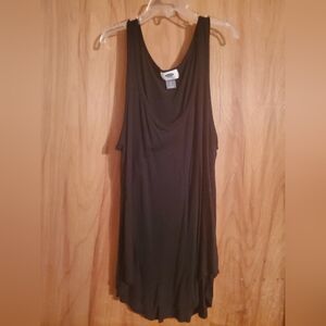 Old Navy Black Draped Racerback Tank